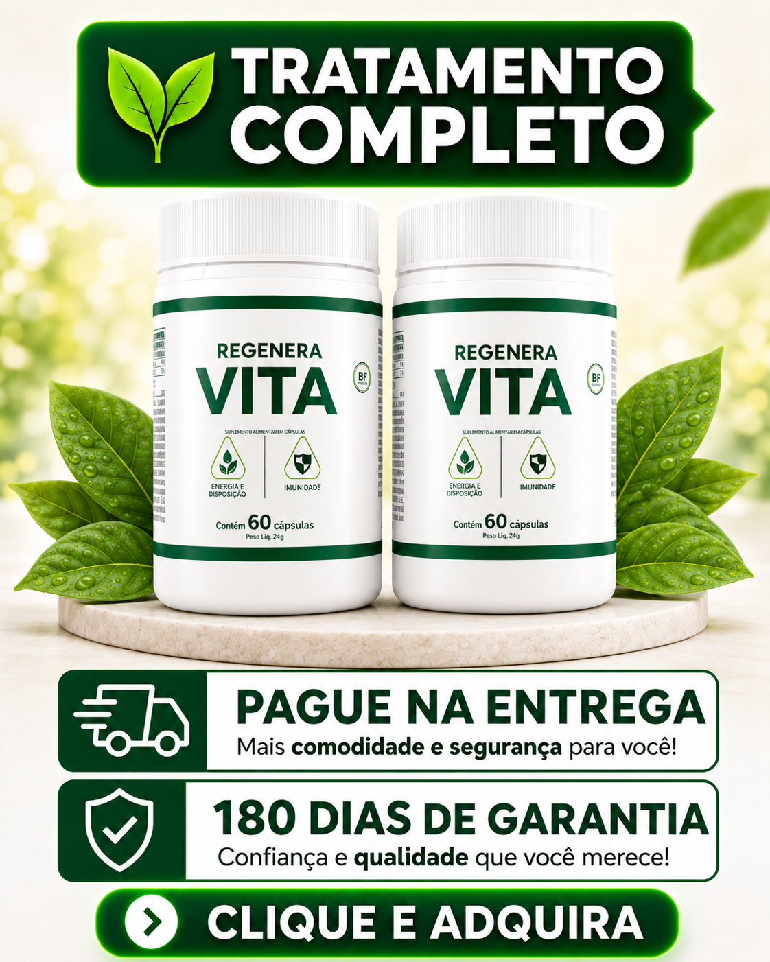 2 frascos Regenera Vita